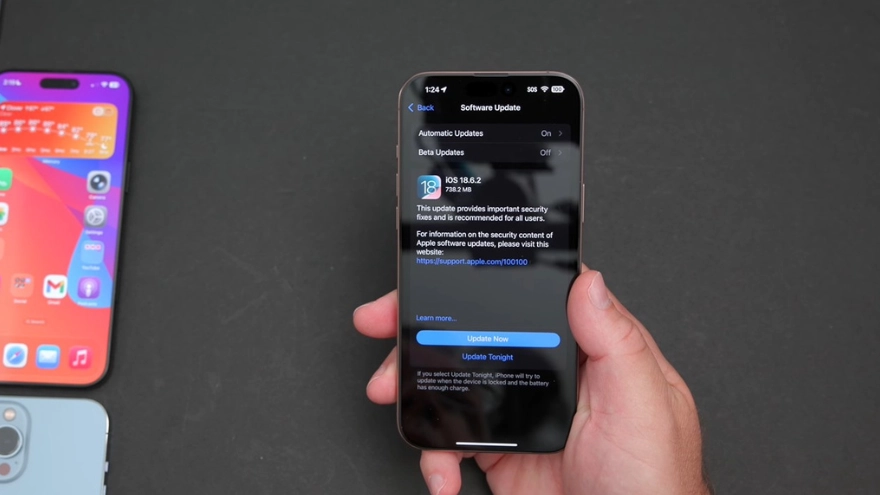 iOS 18.6.2 vừa ra mắt fix những lỗi củ